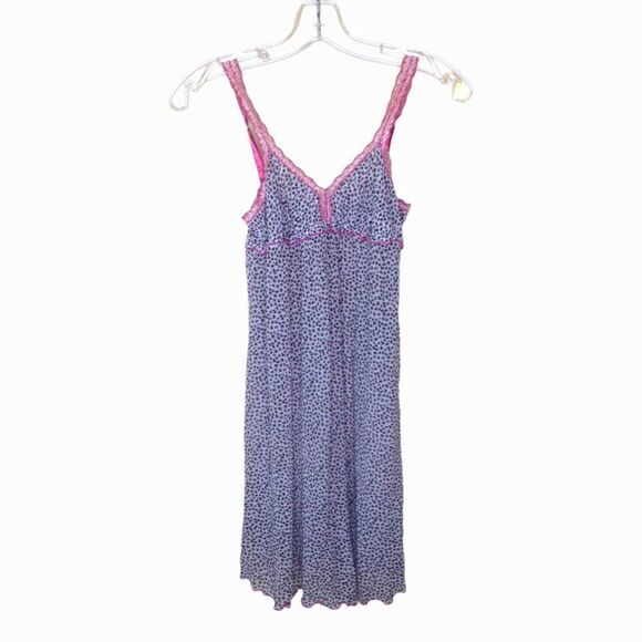 Eberjey Animal Print Chemise Babydoll Nightie Small - Picture 1 of 6